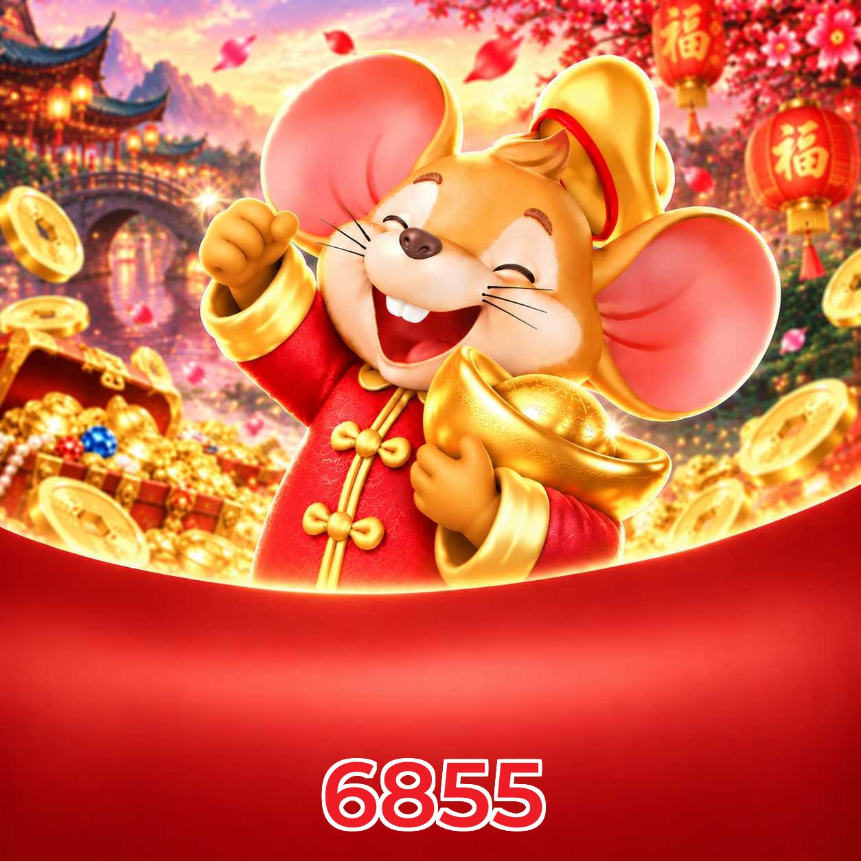 Catálogo de slots da 6855 com RTP médio de 96,52%